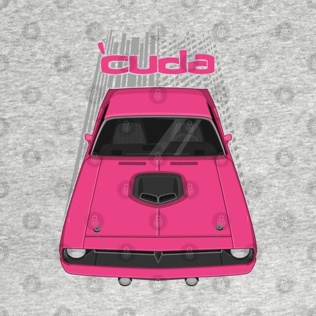 Plymouth Barracuda - Hemi Cuda - 1970 - Moulin Rouge Pink by V8social